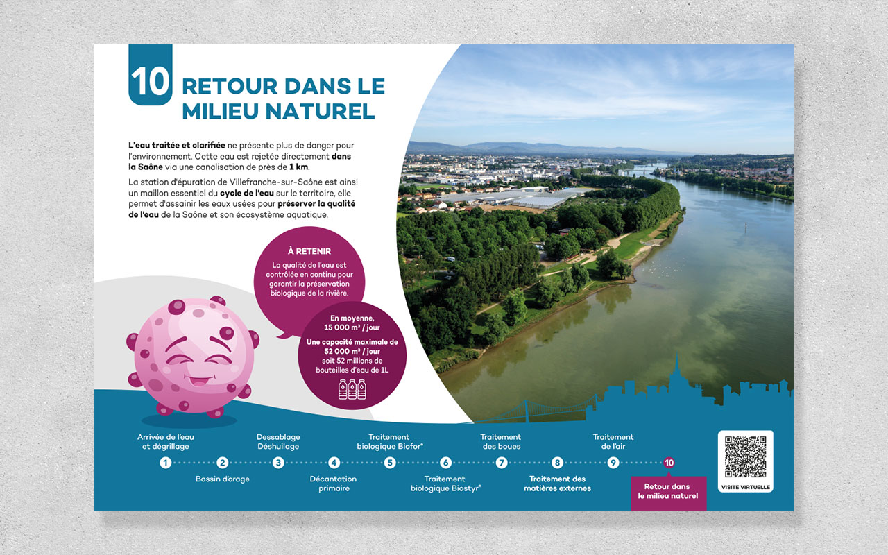 panneau STEP étape retour milieu naturel